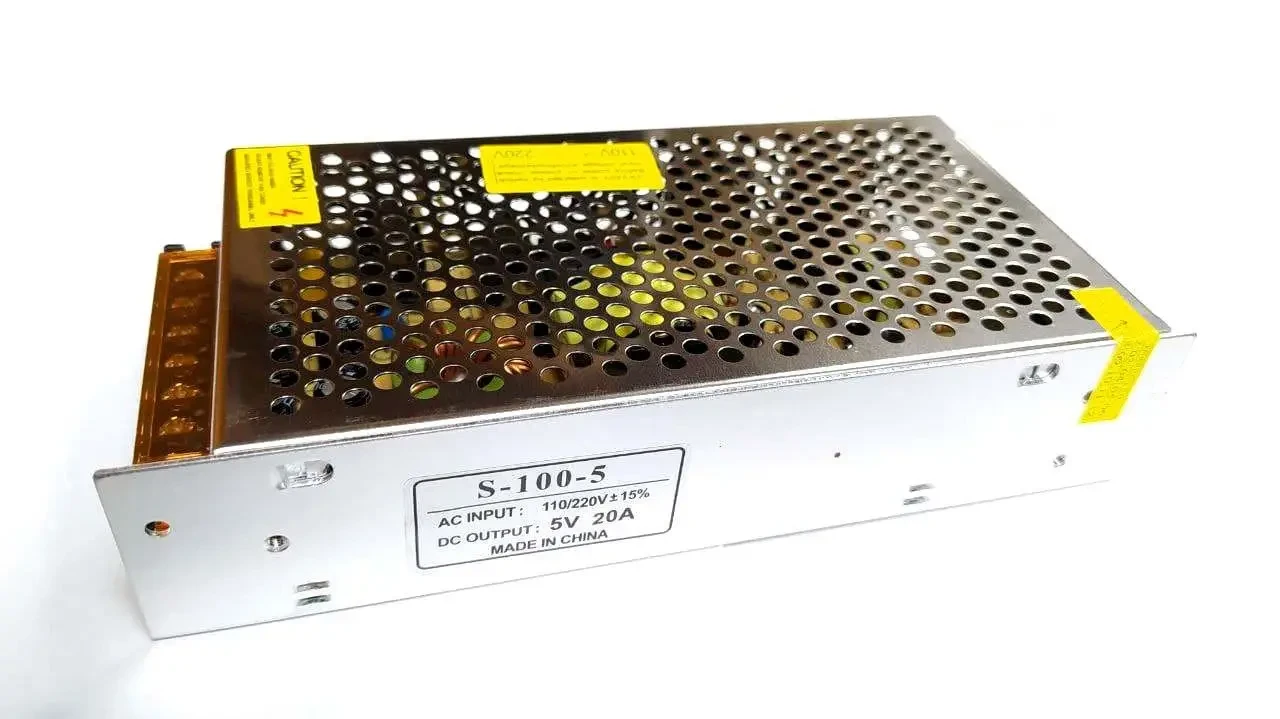 Блок живлення 5 В (залізний корпус із перфорацією) 20 А