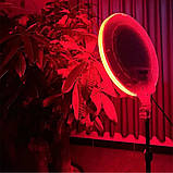 Світлодіодна кругла лампа RGB-LED Fill Light GS-330 кольорова 33см з пультом та штативом 2м для студійної зйомки, фото 4