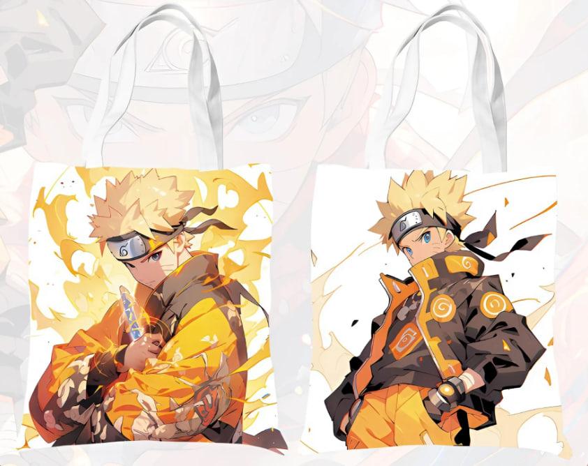 Шоппер еко-сумка Наруто Naruto 36 х 33 см двосторонній