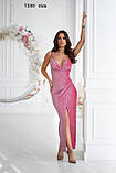 Сукня з високим розрізом 7360 тив, фото 2