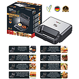 Мультипекарь Сендвічниця 8 в 1 Zepline 2200Вт Вафельниця Мультимейкер Zepline, фото 8