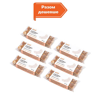 6шт х Крокан з кеш'ю (грильяж), батончик 30г, сет 6х30г