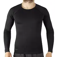 Футболка тактична потовідвідна з довгим рукавом Mil-Tec® Black 11233002