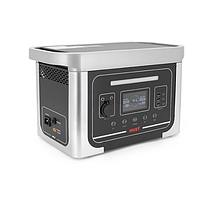 Портативна зарядна станція 1 кВт, 1000 Вт, W, ємність 1280 Вт год, інвертор для сонячних панелей, 2 розетки