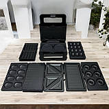 Мультипекарь Сендвічниця 8 в 1 Zepline 2200Вт Вафельниця Мультимейкер Zepline, фото 2