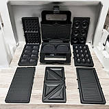 Мультипекарь Сендвічниця 8 в 1 Zepline 2200Вт Вафельниця Мультимейкер Zepline, фото 3