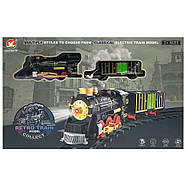 Дитяча іграшкова "Залізна дорога" світло, звук, дим, фото 2