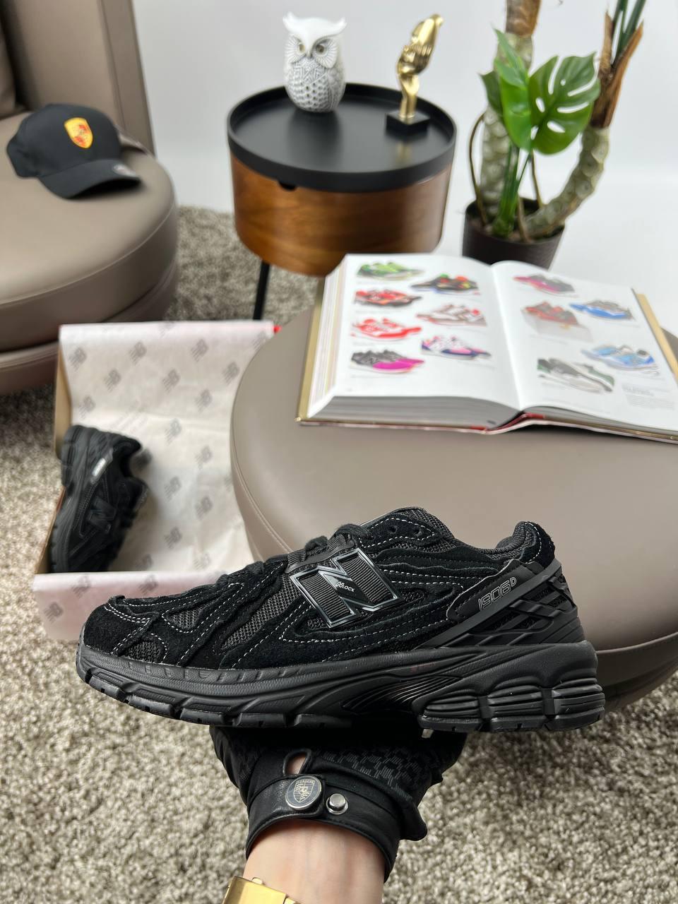 Чоловічі кросівки замша текстиль New Balance 1906D Black, чоловічі кеди Нью Беланс чорні. Чоловіче взуття