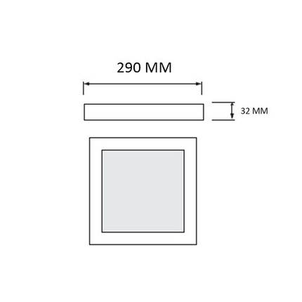 LED світильник Horoz SELENA-36 3CCT 36W IP20 3000-6500К 016-084-0036-010, фото 3