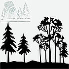 Ніж для створення вирубки із картона Дерева NOZ141, фото 2