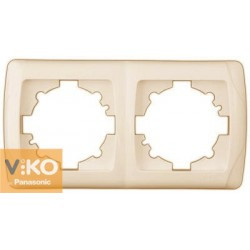 Рамка 2-місцева Крем Viko Carmen, 90572102
