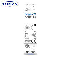 Модульний контактор TOCT-1 2р, 25А, 2NO, 220В   TOMZN
