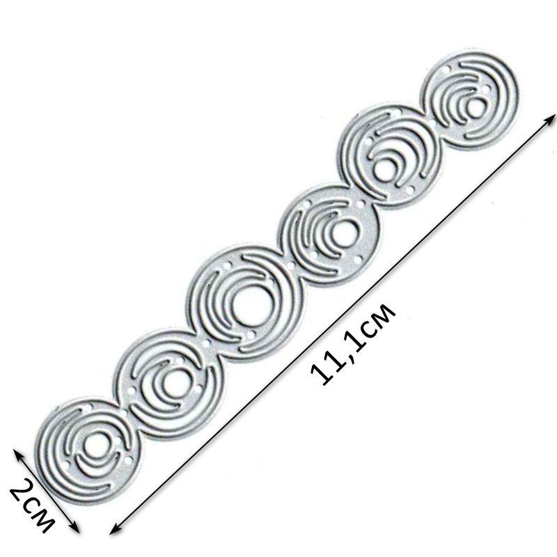 Ніж для створення вирубки із картона Круги NOZ040, фото 1