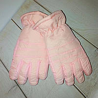 Рукавички дитячі дуті, непромокаючі, рожеві.