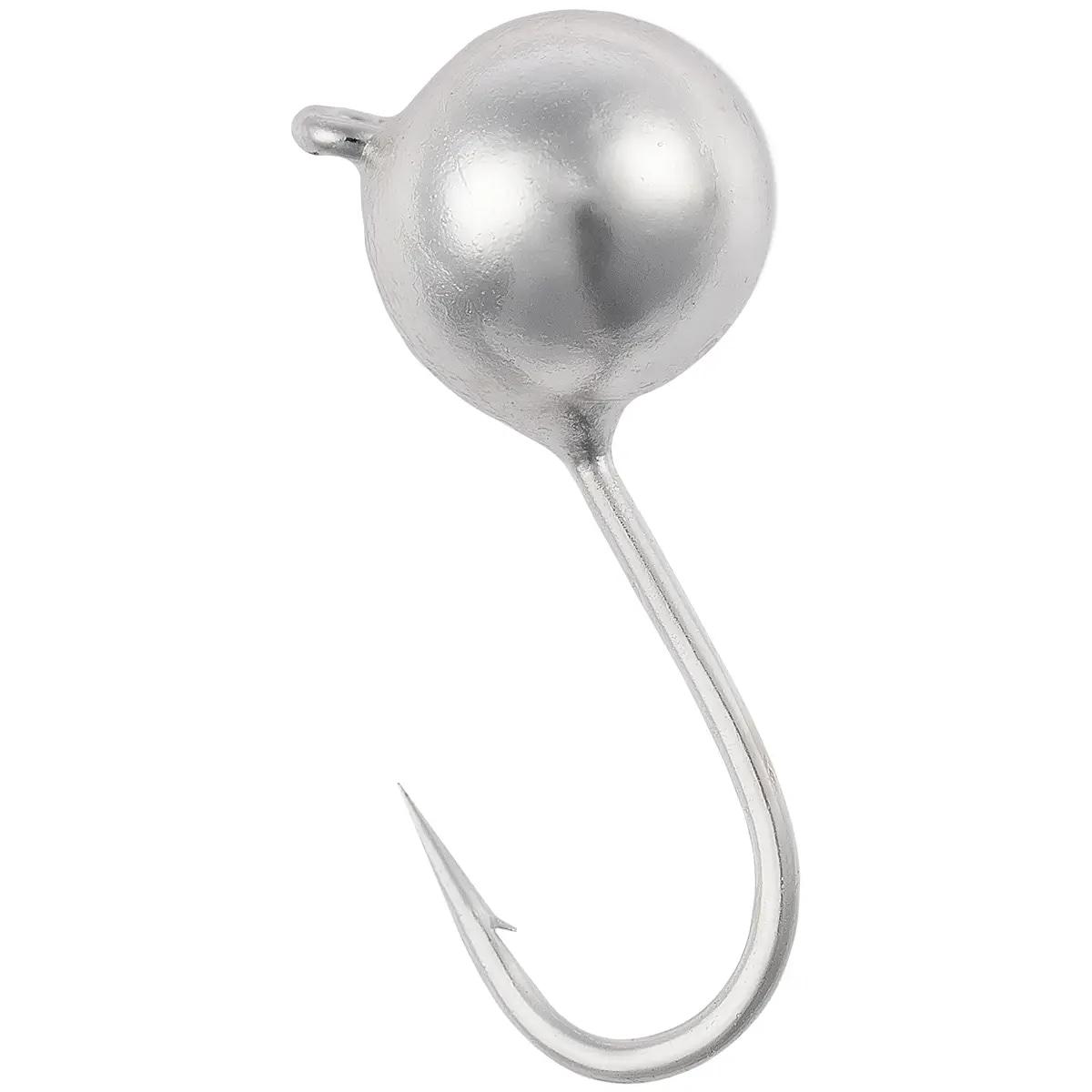 Мормишка вольфрамова Viking Fishing Round 3mm Silver (5 шт), фото 1