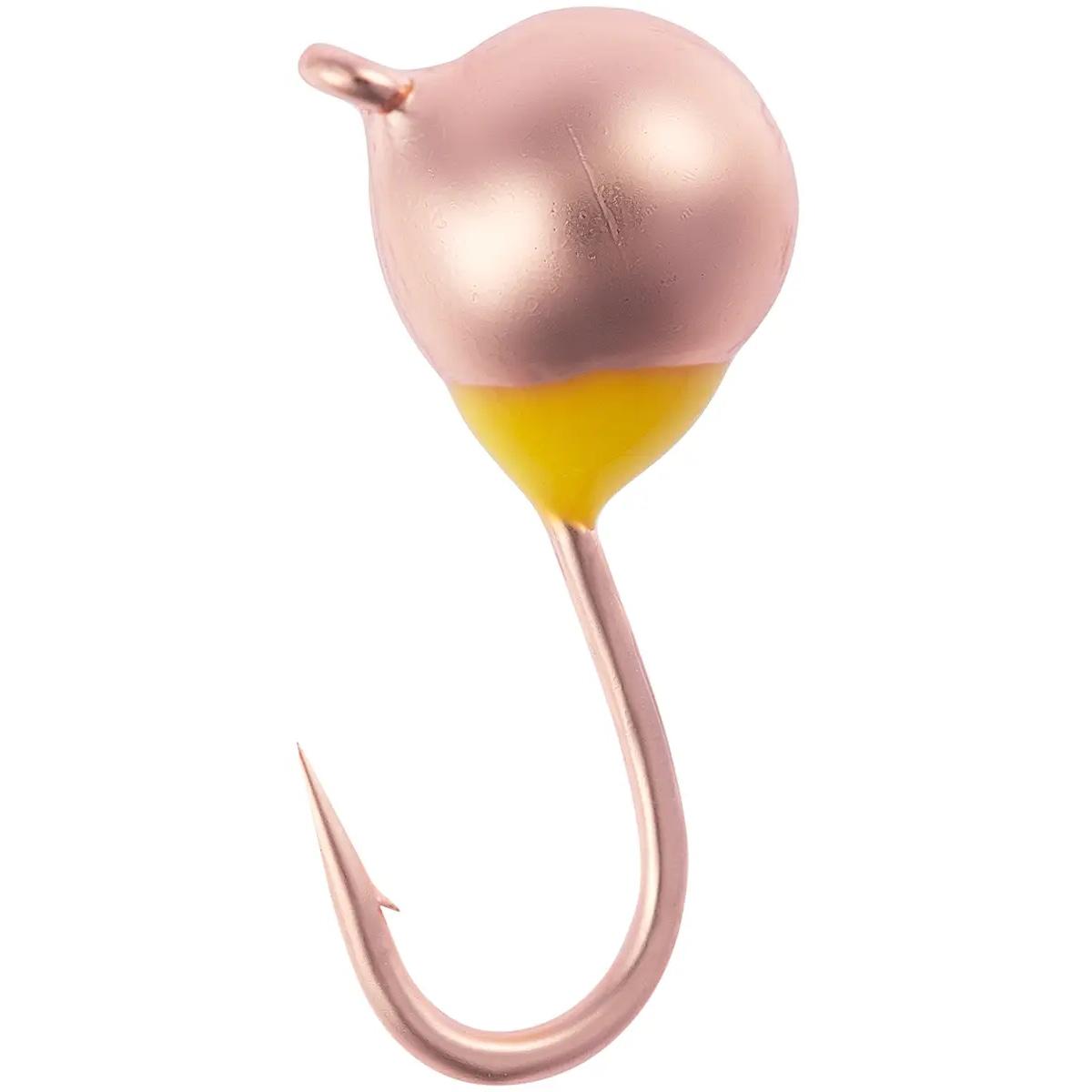 Мормишка вольфрамова Viking Fishing Round+drop 4mm Cu (5 шт), фото 1