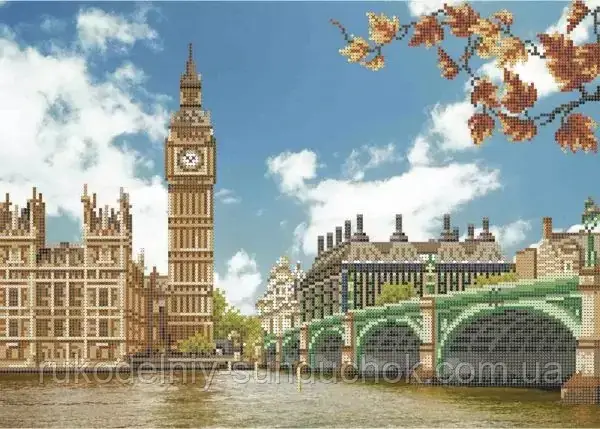 Схема для вишивання бісером ТМ Acorns Біг-Бен А3-К-737, фото 1