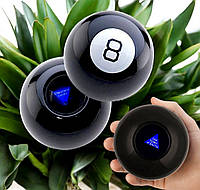 Магічний шар передбачень Magic 8 Ball чорний 10 см