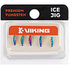 Мормишка вольфрамова Viking Fishing Shrimp 7mm Rainbow (5 шт), фото 2
