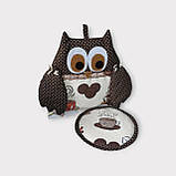 Грілка на заварний чайник Совушка з підставкою., фото 4