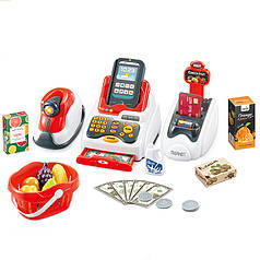 Дитячий ігровий набір Lesko 68-119 касовий апарат зі світловими та звуковими ефектами