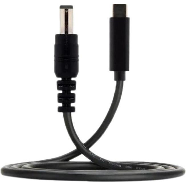 Кабель живлення для Wi-Fi маршрутизаторів 1.0 m чорний (без упаковки) (USB Type-A->DC 5.5x2.1 mm 12V, 1A, вилка-вилка