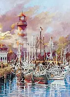 Схема для вишивання бісером ТМ Acorns Біля причалу А3-К-907