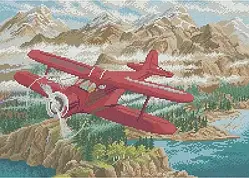 Схема для вишивання бісером ТМ Acorns Біплан А3-К-487