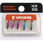 Мормишка вольфрамова Viking Fishing Shrimp+bead 08mm Rainbow (5 шт), фото 2