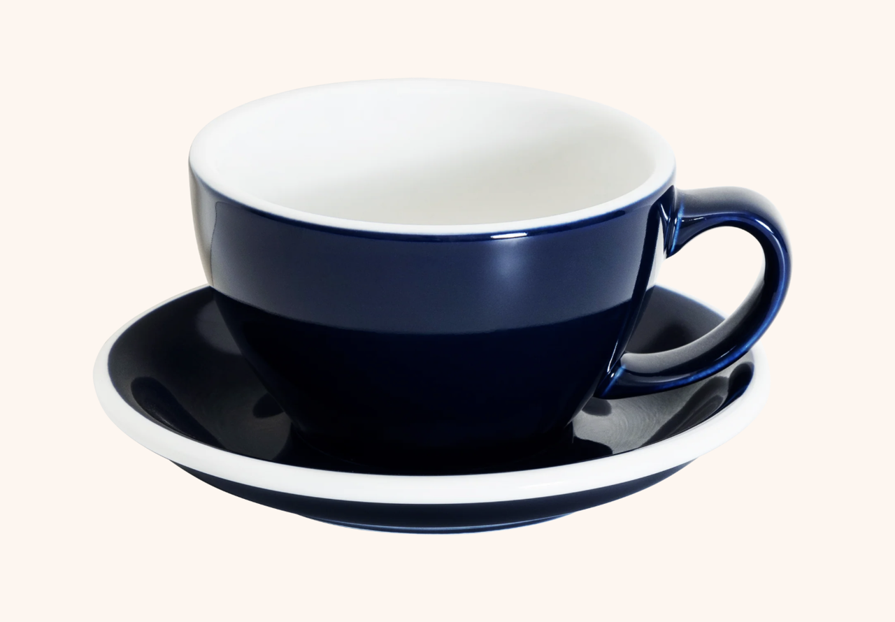 LOVERAMICS EGG Cafe Latte Cup (денім) чашка і блюдце Латте 300 мл