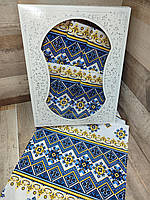 Скатертина та 6 рушників у подарунковій коробці