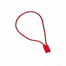 Біркотримач мотузковий сірий з пластиковою пломбою для кріплення бірок 1000 шт, фото 5