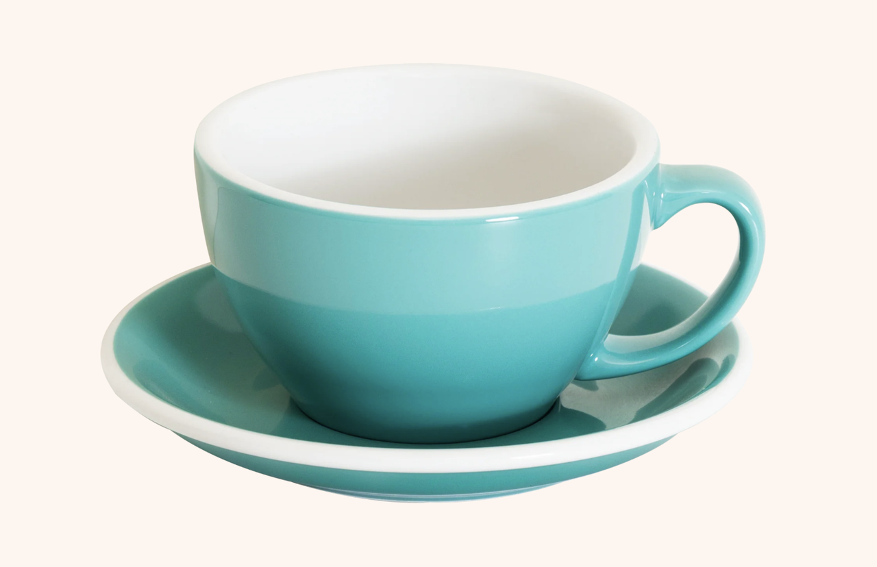 LOVERAMICS EGG Cafe Latte Cup (тіал) чашка і блюдце Латте 300 мл