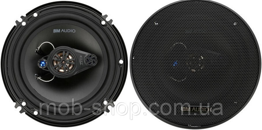 Автомобільні динаміки 16см BOSCHMANN BM AUDIO JX-6688 350W 4х смугова, фото 1