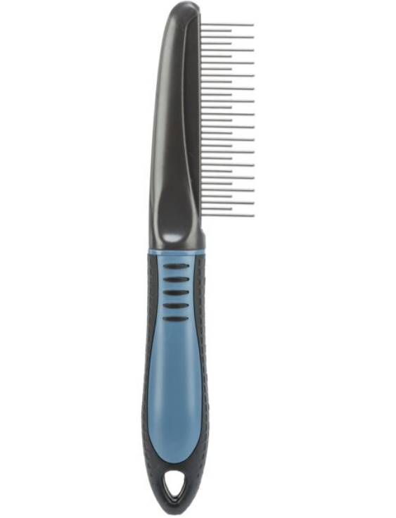Trixie TX-23773 Гребінець з коротким та довгим зубом, що обертаються для довгошерстих котів і собак 22 см