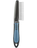 Trixie TX-23773 Гребінець з коротким та довгим зубом, що обертаються для довгошерстих котів і собак 22 см