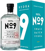 Горілка Distil №9 Gift Box 0.7 л 40% (4820139240520)