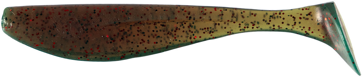 Силикон FishUP Wizzle Shad 2" #019 Motor Oil/Red (10шт/уп), фото 1