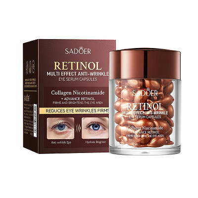 Антивікова есенція під очі Sadoer Retinol (45 капсул)
