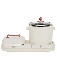 Станція для сніданку 2 в 1 - Гриль і каструля Adler AD 6421
