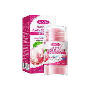 Стик відновлювальний Sadoer Anti Crack Peach Repair Stick з персиком проти тріщин 40 g