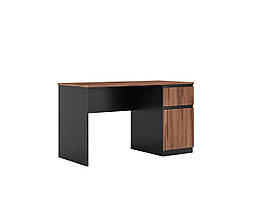 Стіл письмовий 1Т у вітальню, дитячу кімнату, офіс з ДСП Фріда дуб ліворно/чорний Світ Меблів