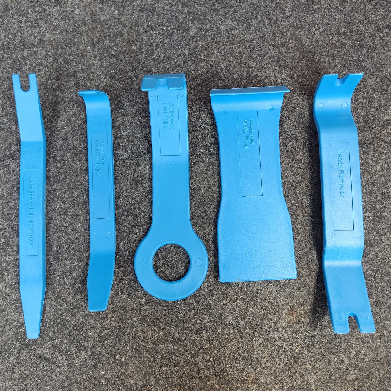 Знімач облицювальних панелей пластиковий, набір, 5 предм zb1005, фото 1