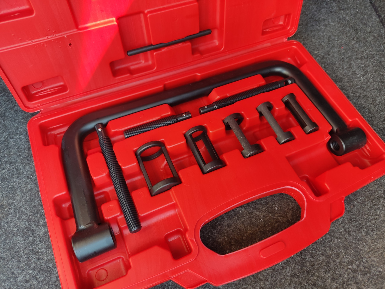 Розсухарювач клапанів струбцинного типу 8 елементи. висота 198мм, глибина 105мм (штовхачі 16,19,23,25,30м)(ZB4022), фото 1