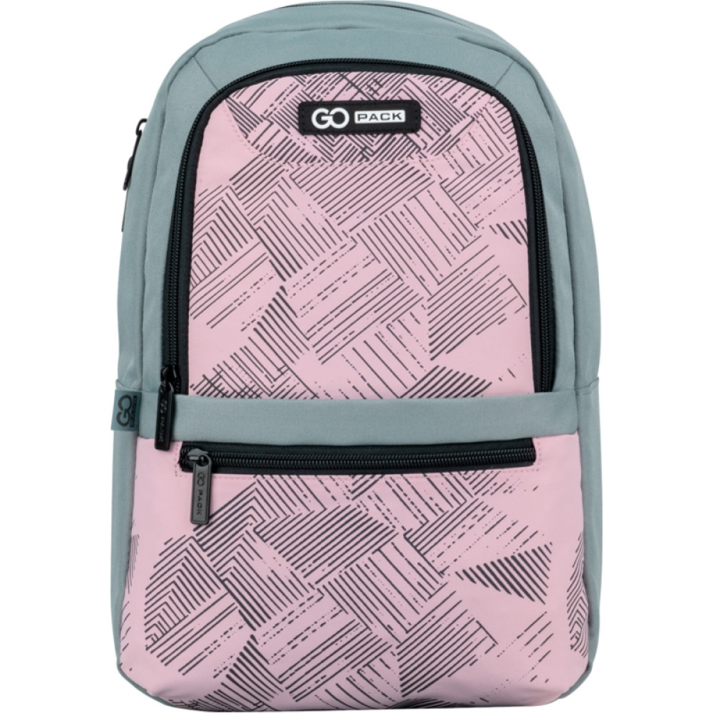 Рюкзак GoPack Education Teens сіро-рожевий GO22-119S-4