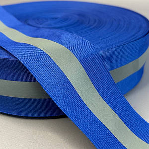 На метраж стрічка-тасьма світловідбиваюча  5см, електрик