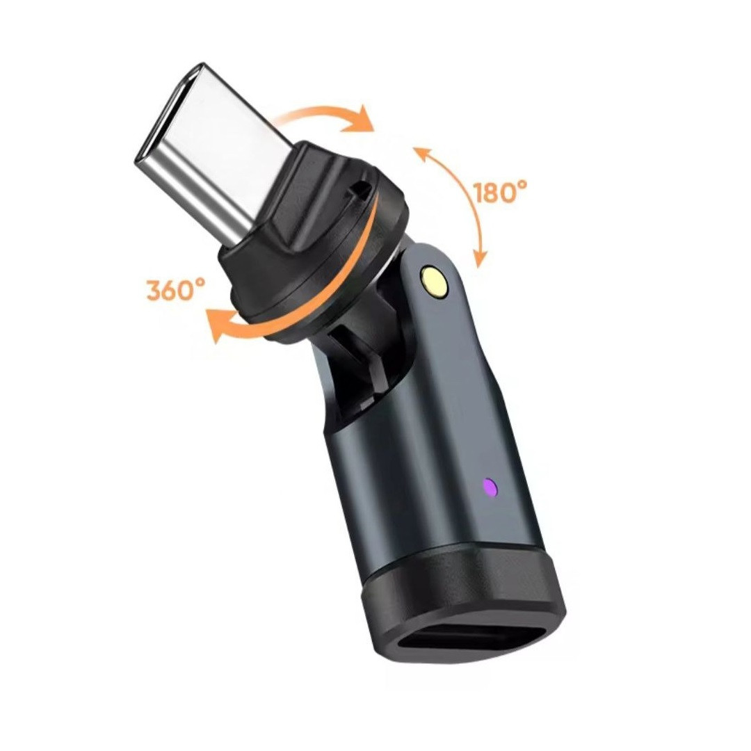 Turbo charge 240W – універсальний Type-C адаптер із поворотним конектором