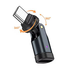 Turbo charge 240W – універсальний Type-C адаптер із поворотним конектором