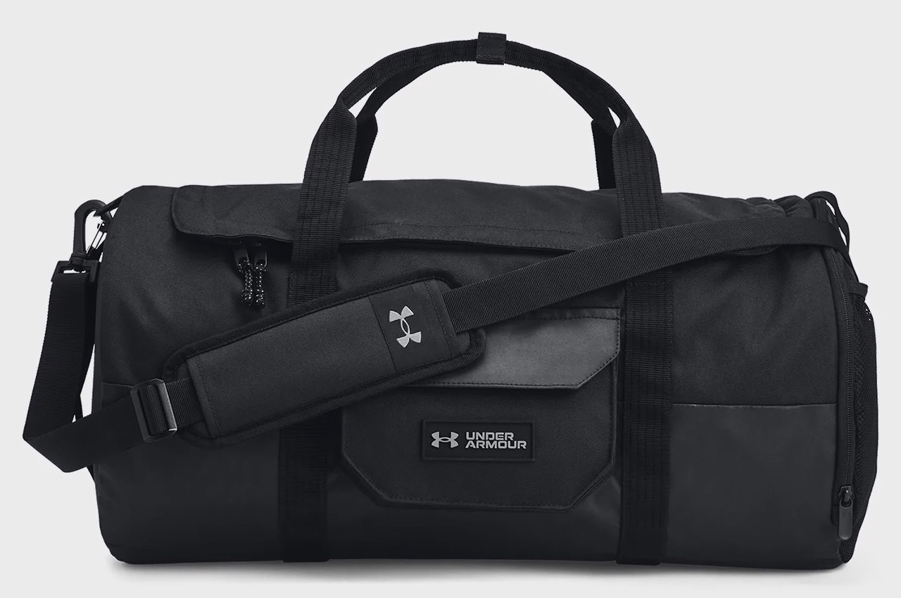 Сумка UA Triumph Barrel Duffle 38L чорний Уні 53x28x32 см, фото 1