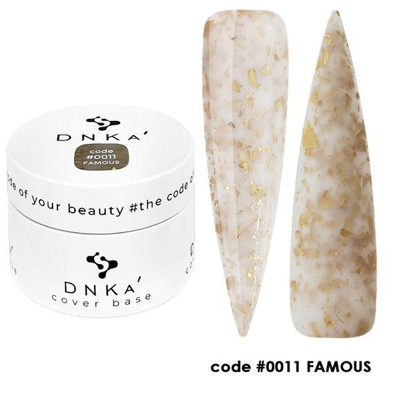 Камуфлююча база Dnka Cover Base #0011 Famous, 30 мл